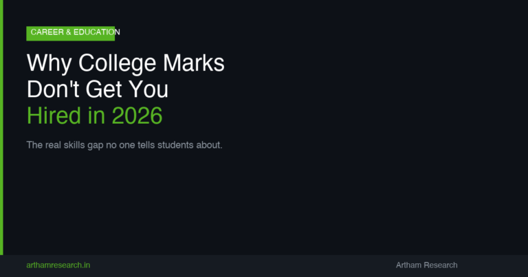 Why College Marks Don't Get You Hired in 2026